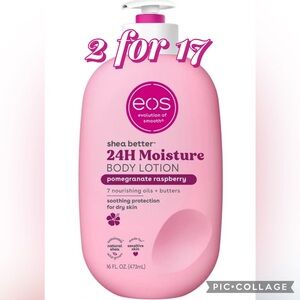 2    EOS Shea Better Pink Body Lotion
Pomegranate Raspberry
